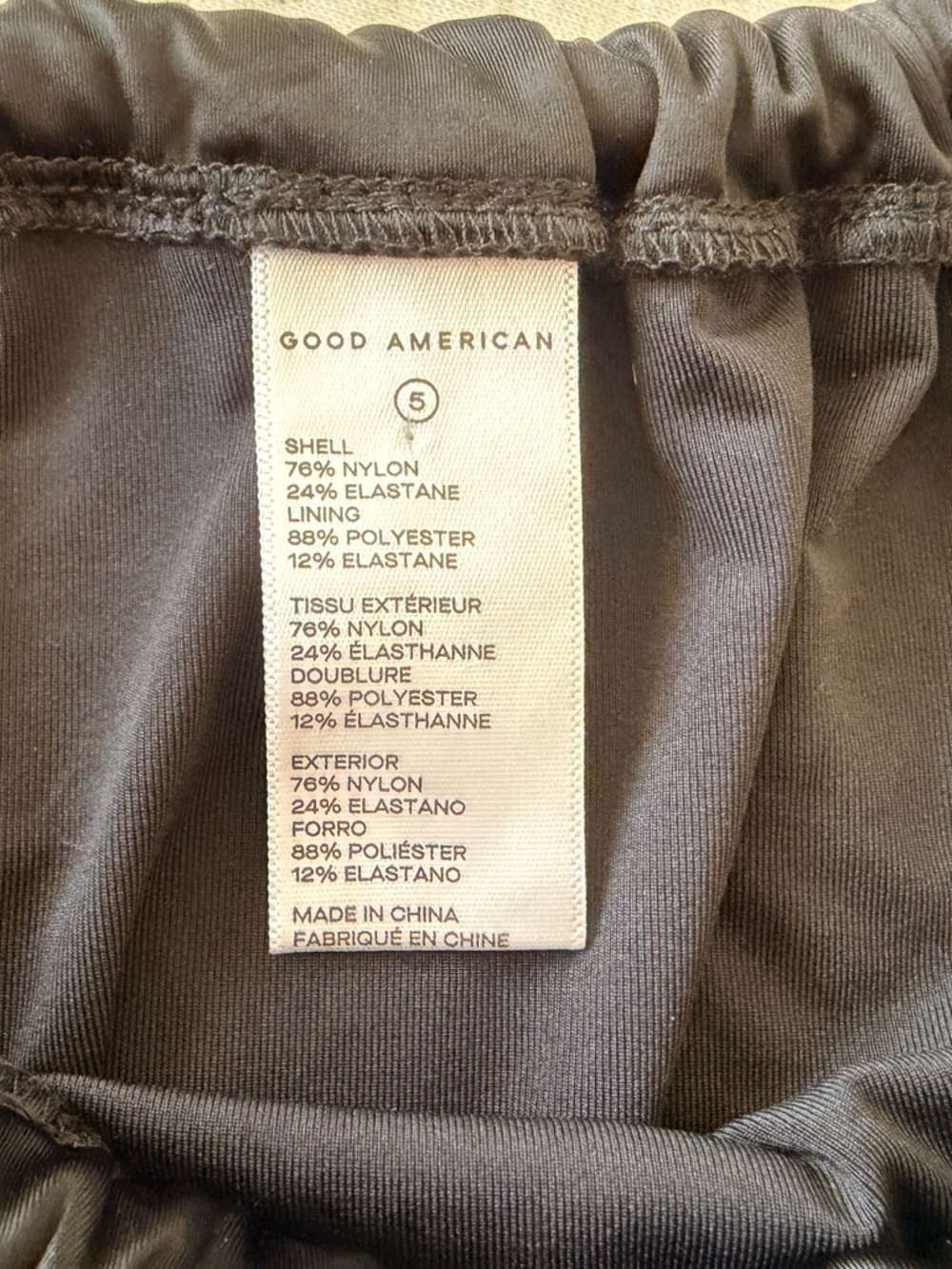 Good American Shine Stretch-satin bikini bottoms 2XL - Picture 6 of 6
